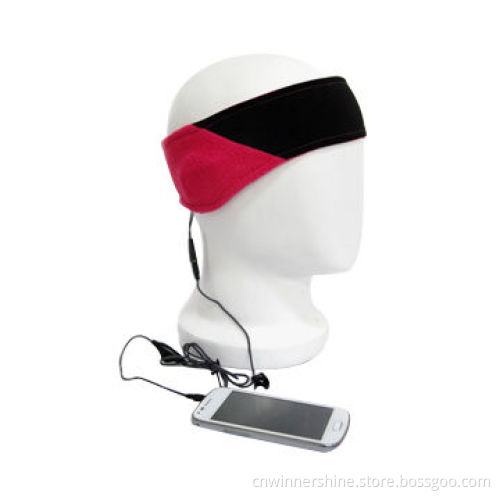 Headband with Winter Warm Stylish Audio Headphone Sports Sweatband 98% Polyester 2% Spandex OEM